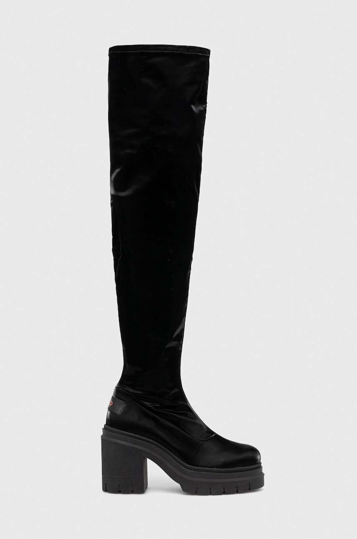 HUGO cizme Kris peste 8 cm negru 50509843.001