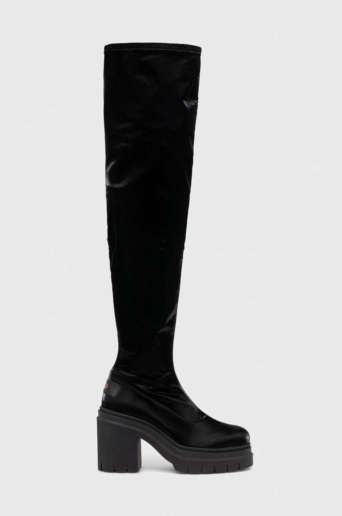 HUGO cizme Kris peste 8 cm negru 50509843.001