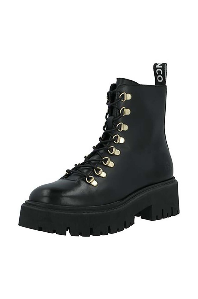 Kožené kotníkové boty Bianco BIAGARBI 11300021 černá AW23