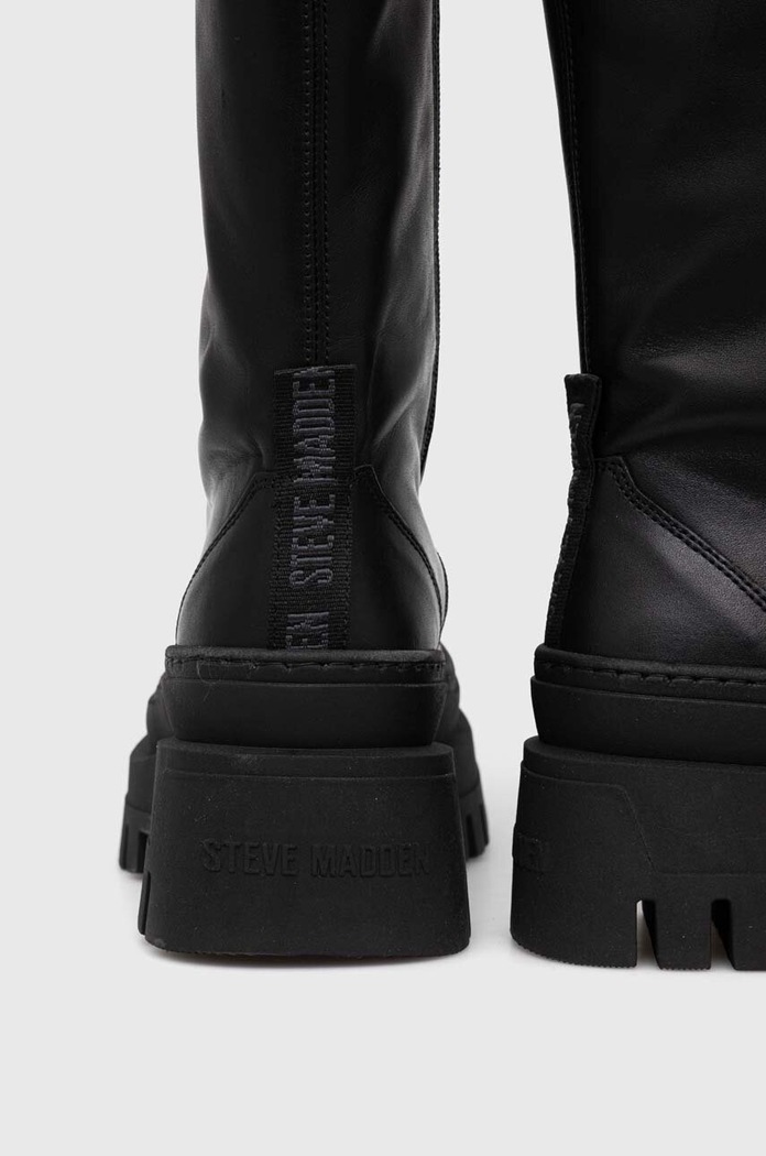Obuwie Steve Madden kozaki skórzane Carina SM11002682.017 czarny