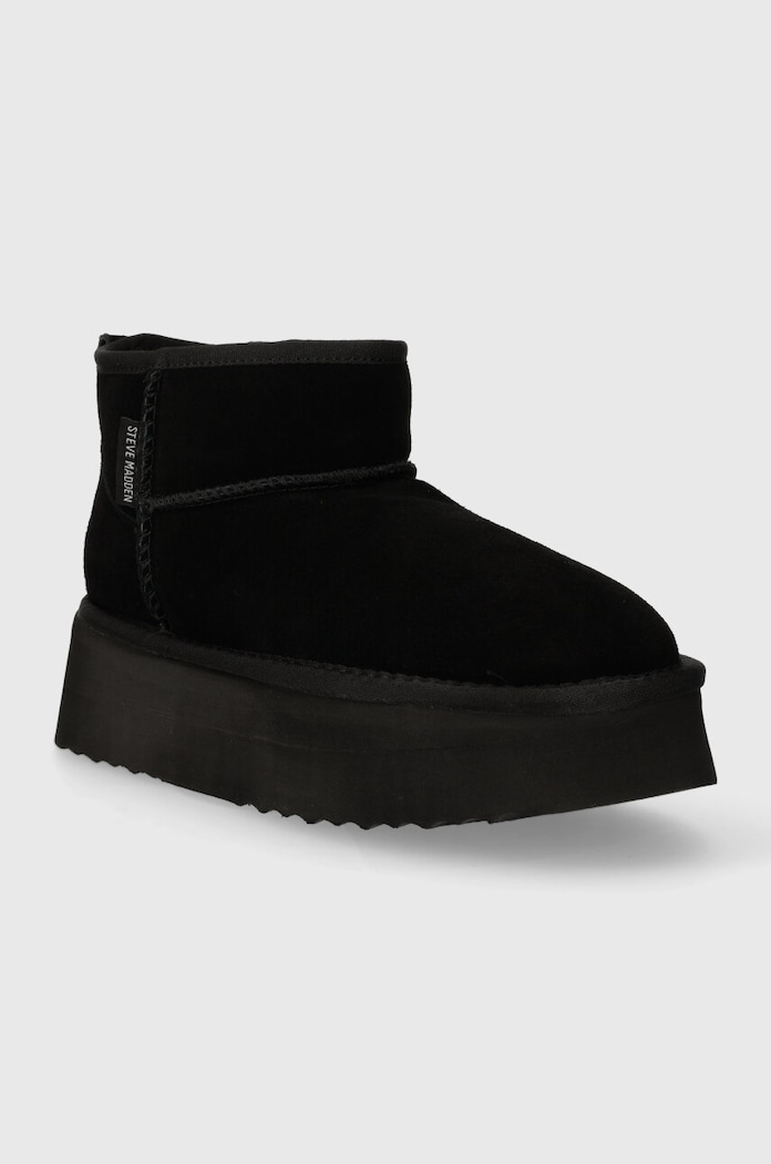Steve Madden Śniegowce zamszowe Campfire SM11002737.015 czarny AW23
