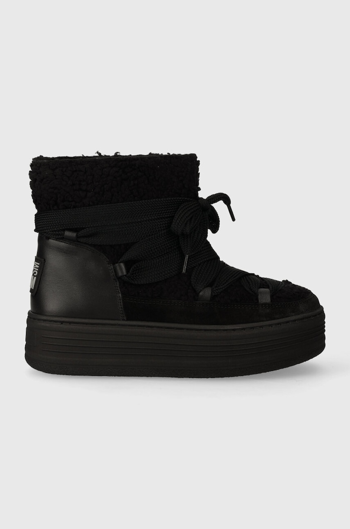 Steve Madden śniegowce Haddy skóra zamszowa czarny SM11002774.184
