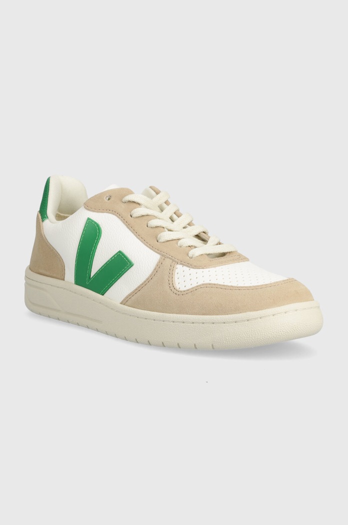 Δερμάτινα sneakers Veja V-10 VX0503146A λευκό AW23