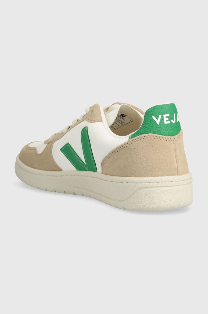 Παπούτσια Δερμάτινα sneakers Veja V-10 VX0503146A λευκό