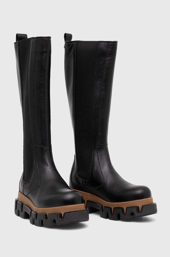Alohas kozaki skórzane Jagger S00563.25 czarny AW23