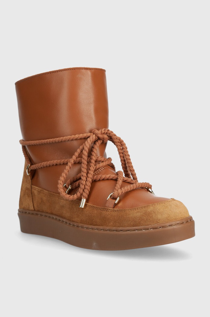 Δερμάτινες μπότες χιονιού Alohas Borealis S00768.80 καφέ AW23