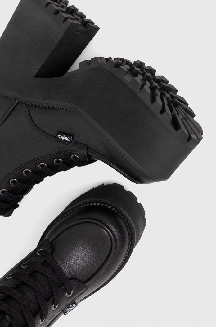 Buffalo botki Killah Lace Up Mid czarny 1622373.BLK