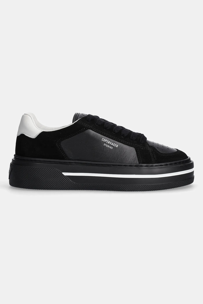 Кожени маратонки Copenhagen Leather mix CPH181 черен SS25