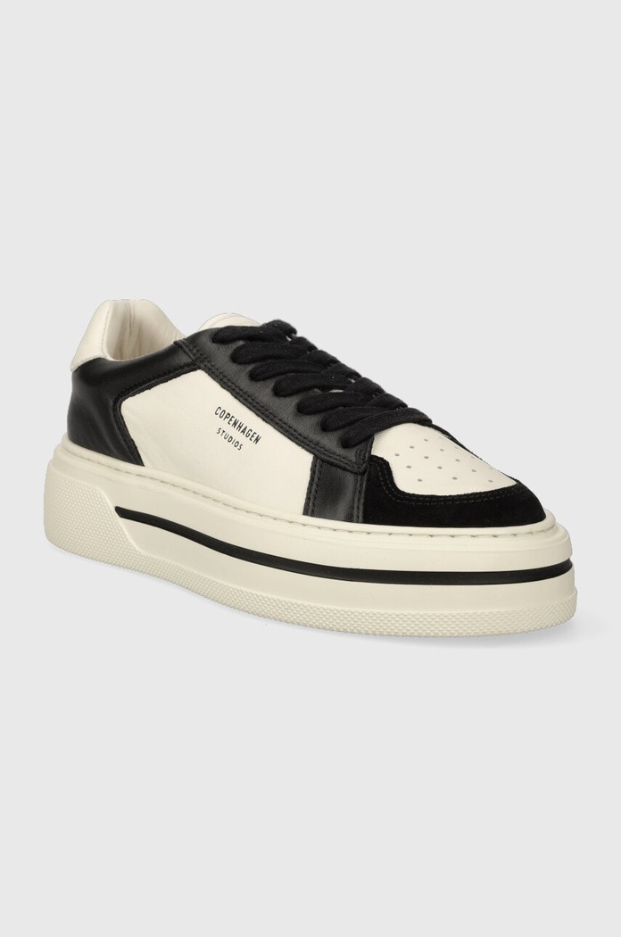Kožené sneakers boty Copenhagen Leather mix CPH181 černá SS25