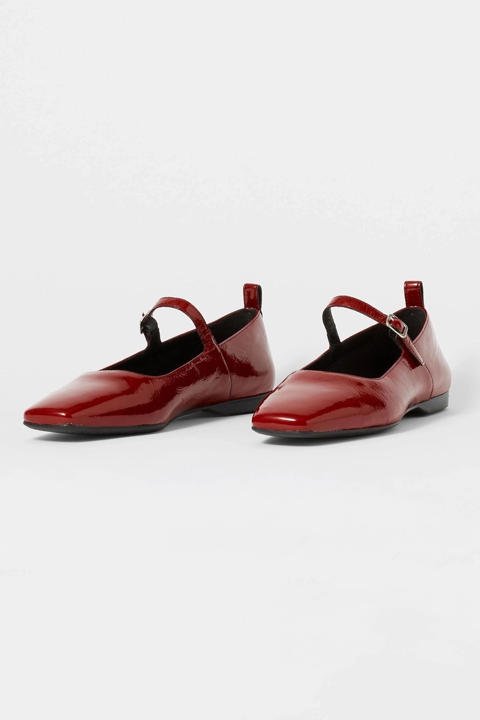 Kožené balerínky Vagabond Shoemakers DELIA 5307.460.42 červená AW23