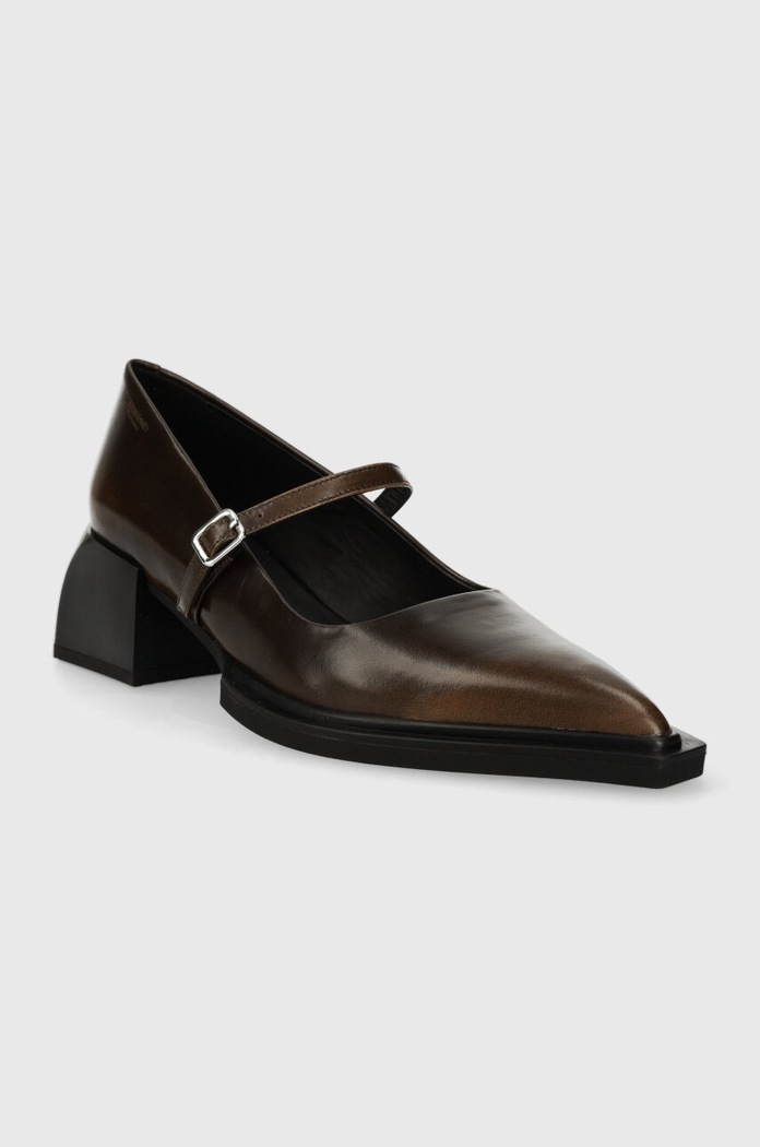 Vagabond Shoemakers czółenka skórzane VIVIAN 5553.018.51 brązowy AW23