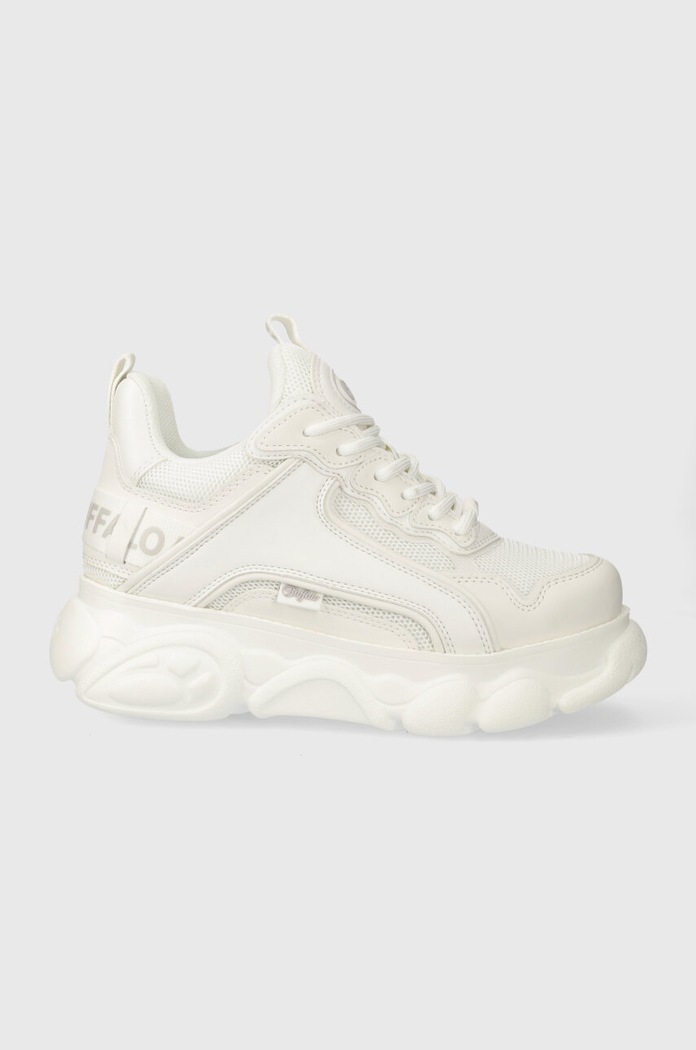 Buffalo sneakersy Cld Chai imitacja skóry licowej biały 1630968.WHT