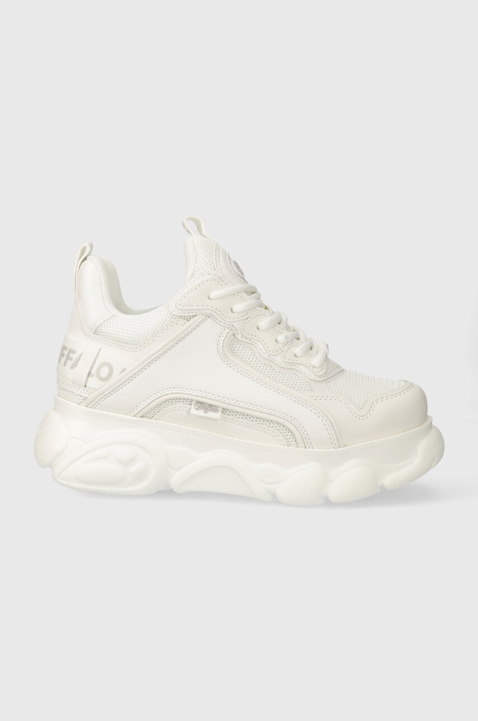 Buffalo sneakersy Cld Chai imitacja skóry licowej biały 1630968.WHT