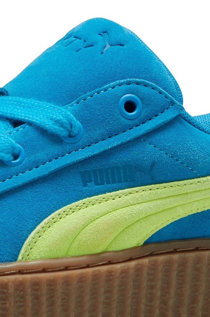 Obuwie Puma sneakersy zamszowe Fenty x Puma 39640302 niebieski