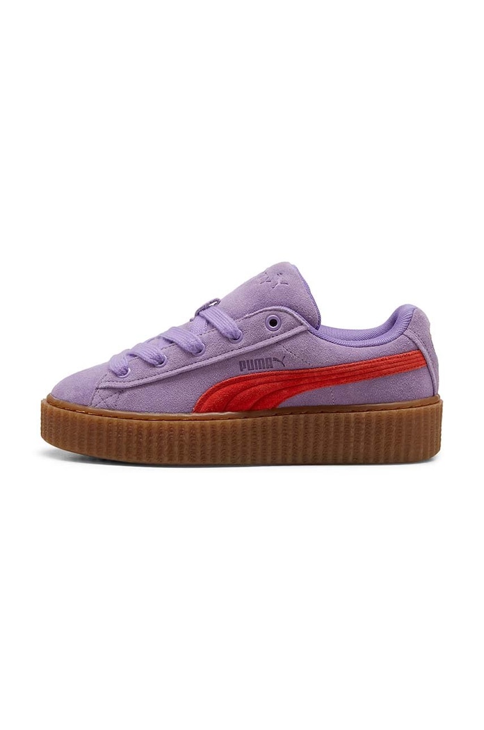 Puma sneakersy zamszowe Fenty x Puma skóra zamszowa fioletowy 39640303