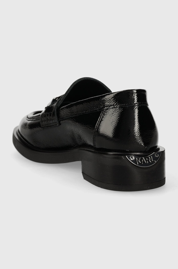 Boty Kožené mokasíny Karl Lagerfeld Payton KL41420A.100 černá