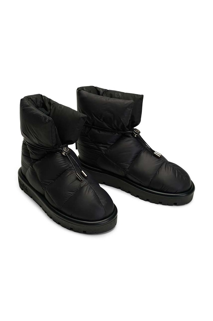 Snehule Flufie Metallic S02.JET.BLACK čierna AW23