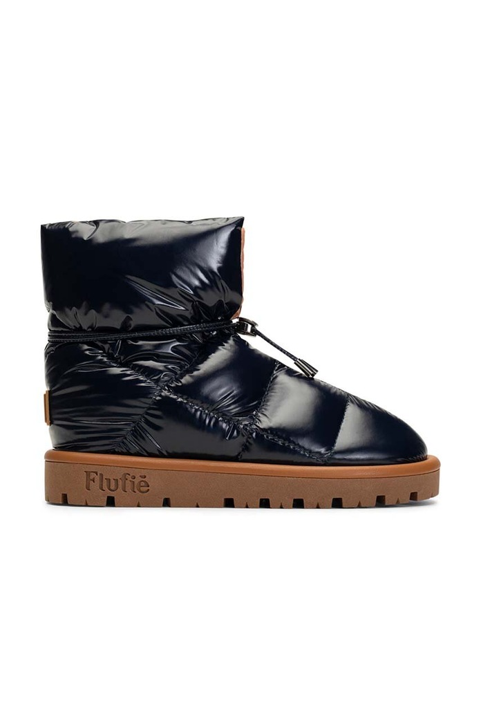 Snehule Flufie Shiny zateplené tmavomodrá S03.NAVY.BLUE