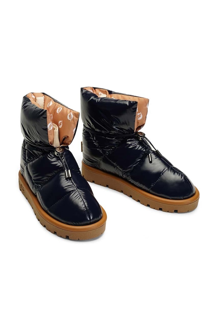 Snehule Flufie Shiny S03.NAVY.BLUE tmavomodrá AW23
