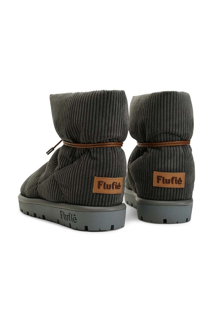 Snehule Flufie Cord sivá S07.GREY