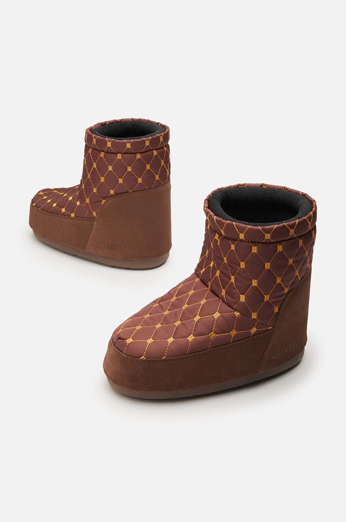 Μπότες χιονιού Moon Boot Icon Low Nolace Quilted καφέ 14094800.002