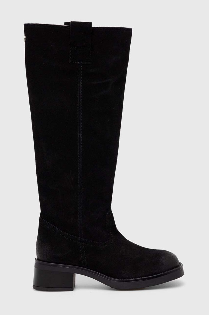 Steve Madden cizme din piele intoarsa Banner neizolat negru SM11003092.015