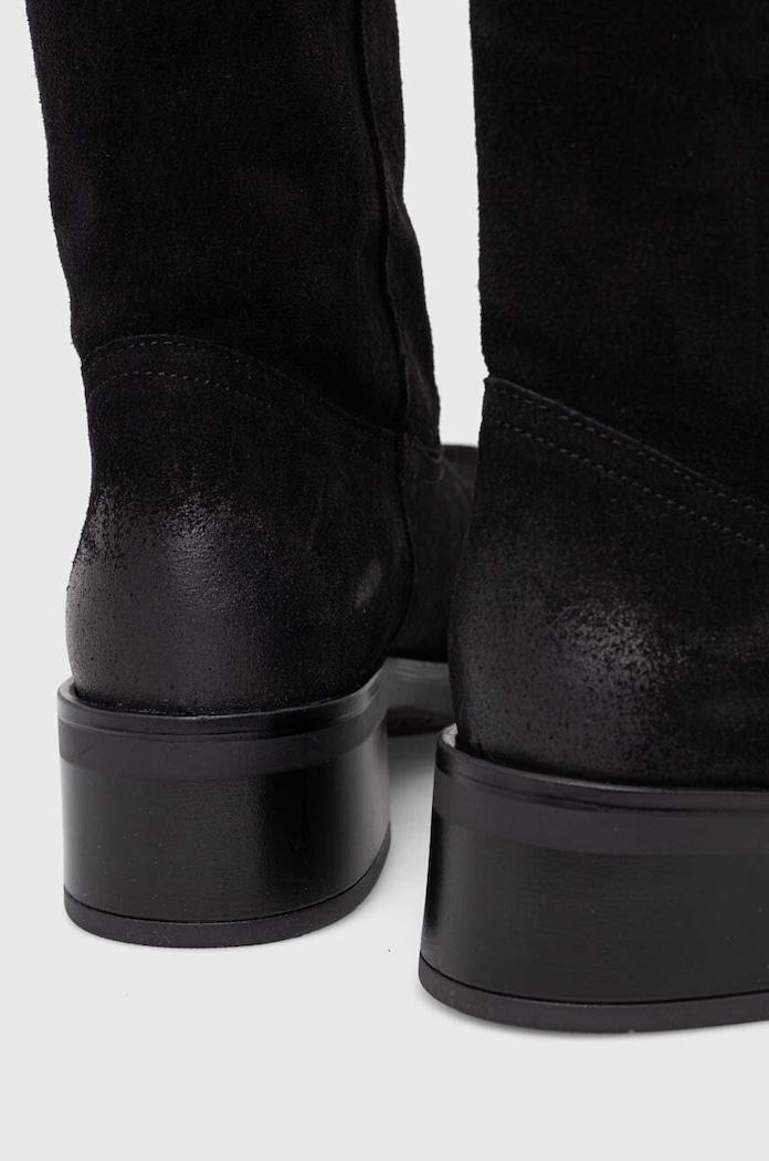 Încălțăminte Steve Madden cizme din piele intoarsa Banner SM11003092.015 negru