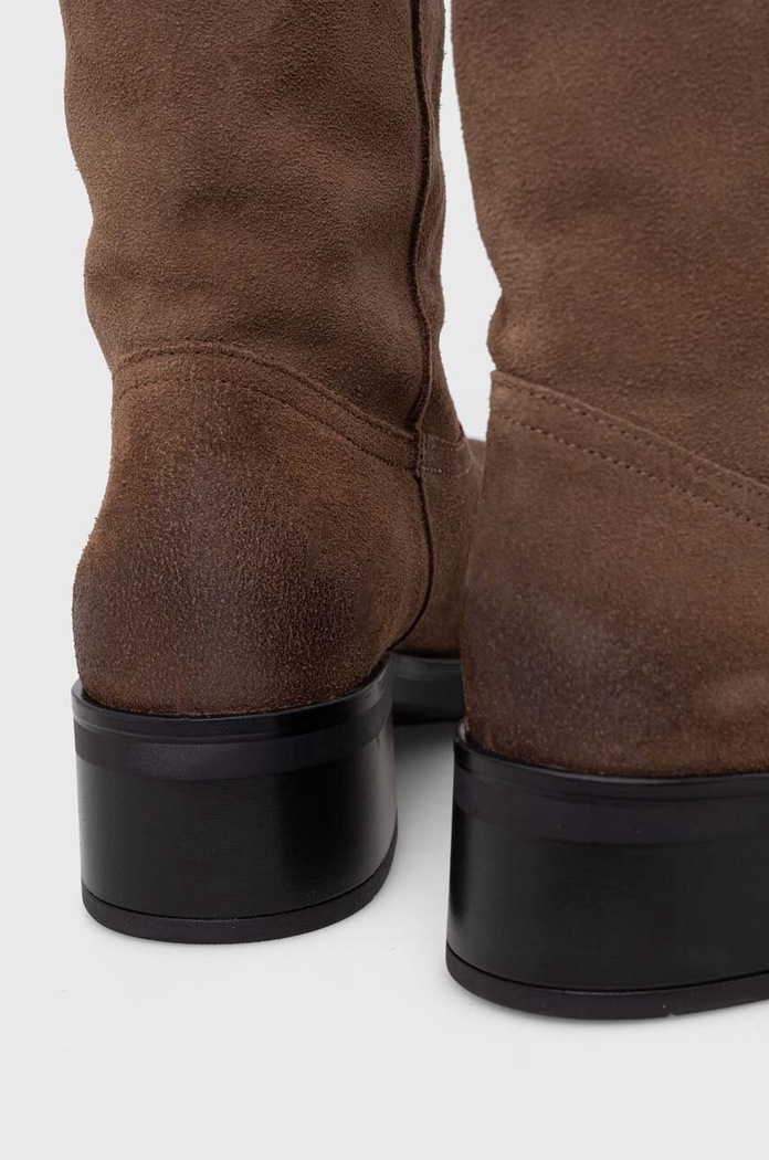 Obutev Elegantni škornji iz semiša Steve Madden Banner SM11003092.275 rjava