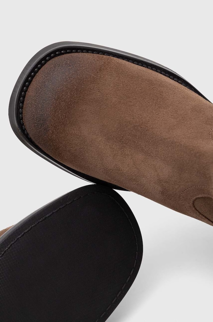 Elegantni škornji iz semiša Steve Madden Banner rjava SM11003092.275