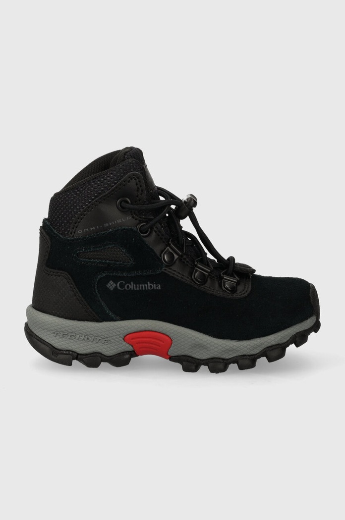 Dětské kožené boty Columbia YOUTH NEWTON RIDGE AMPED nezateplené černá 2044122