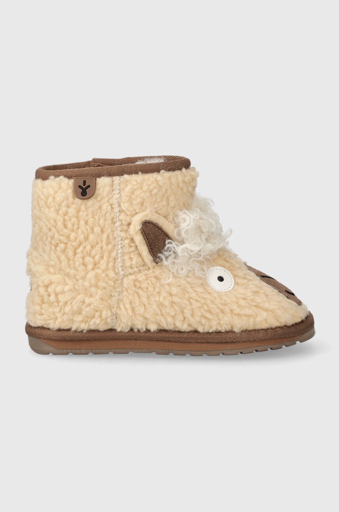 Dziewczynka Emu Australia buty zimowe dziecięce Llama Mini K12338.Llama.Mini beżowy