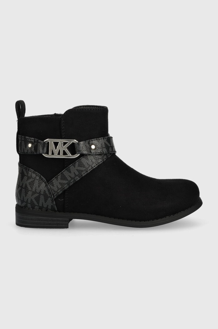 Dětské boty Michael Kors imitace semiše černá MK100779