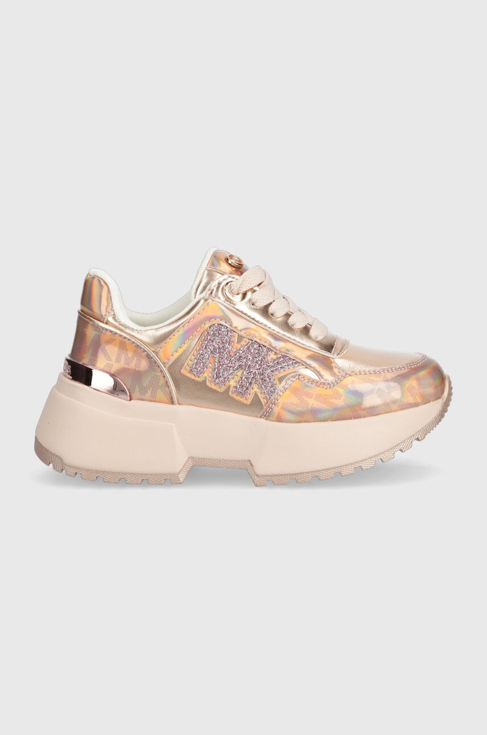 Dětské sneakers boty Michael Kors imitace kůže oranžová MK100841
