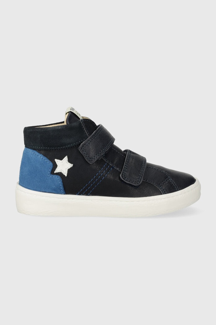 Παιδικά δερμάτινα sneakers Primigi Planet friendly μπλε 4935000.24.29