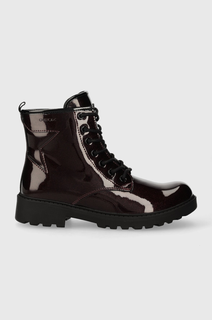 Dětské workery Geox nezateplené burgundské J9420G.000KC.36.41