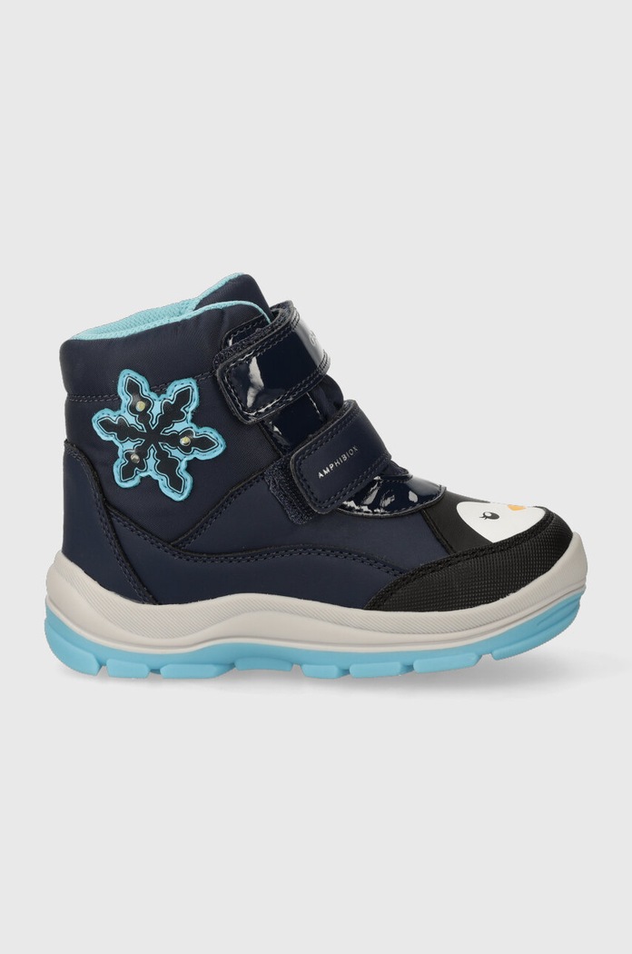 Dětské zimní boty Geox B363WA 054FU B FLANFIL B ABX B363WA.054FU.24.27 námořnická modř AW23
