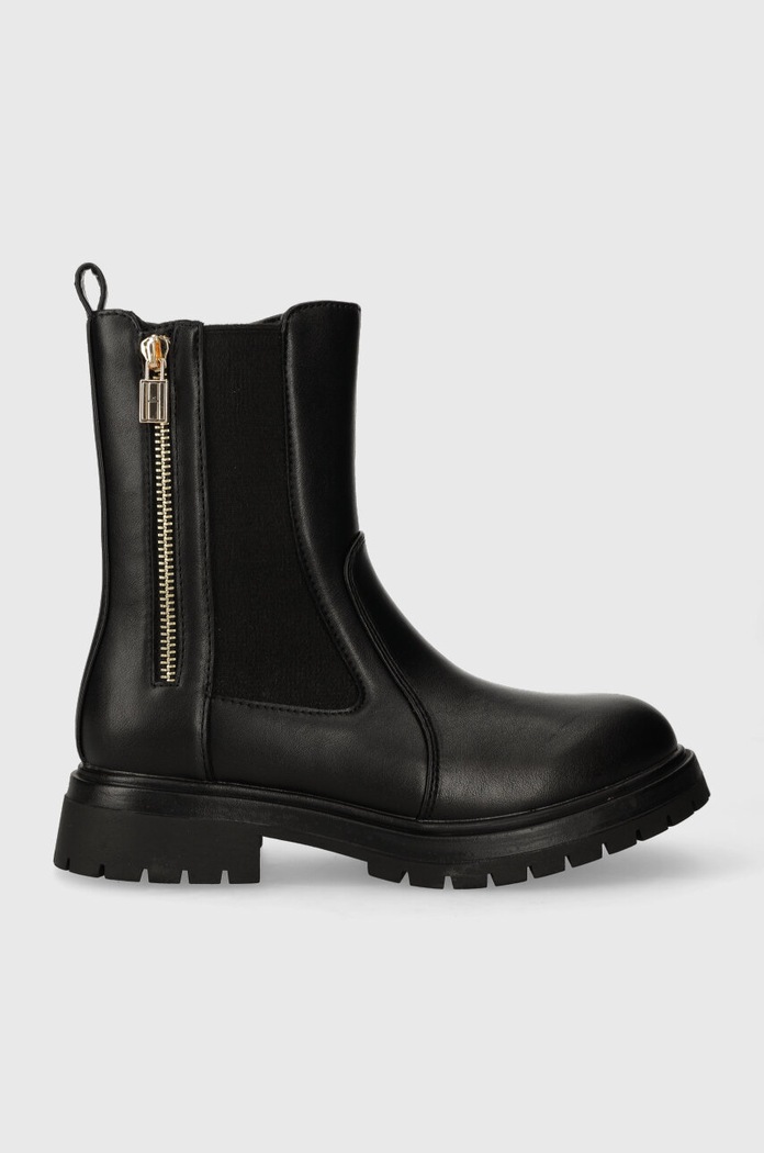 Dětské holínky Tommy Hilfiger nezateplené černá T3A5.33016.30.34