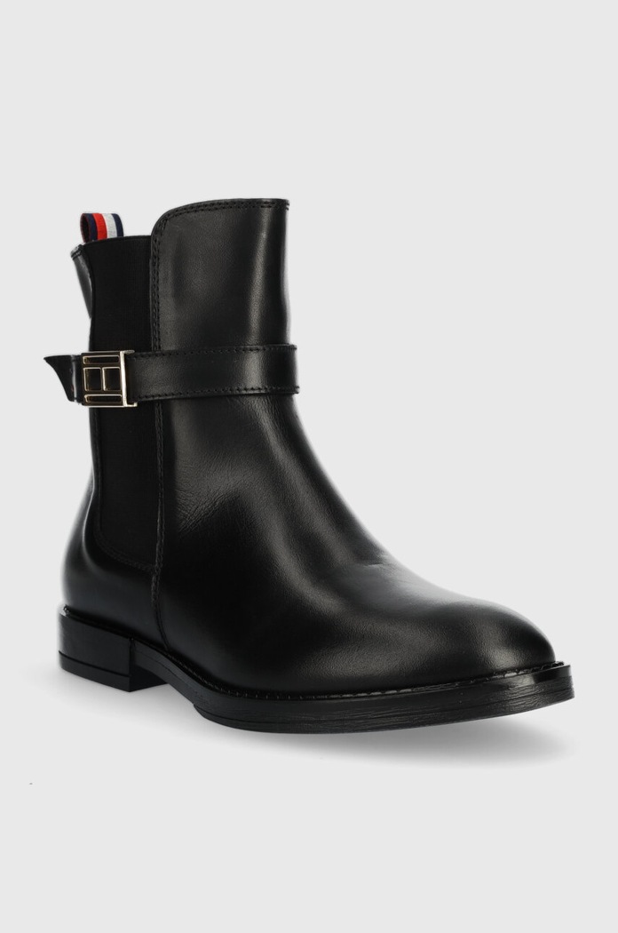 Tommy Hilfiger gyerek chealsea csizma T4A5.33048 fekete AW23
