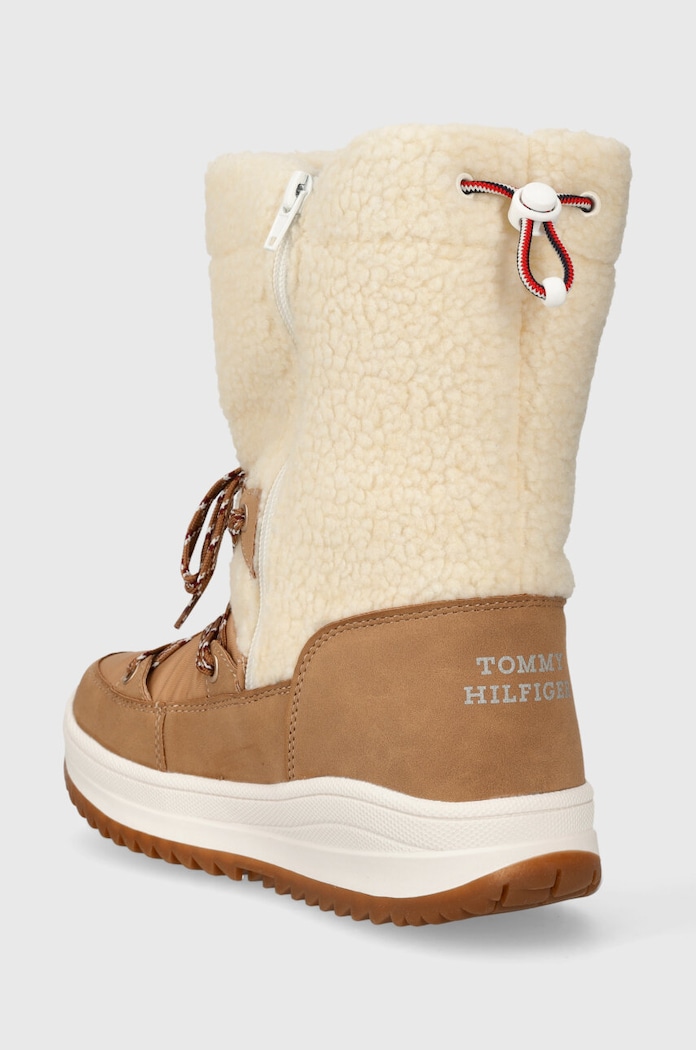 DÍVKA Dětské sněhule Tommy Hilfiger T3A6.33066.35.40 hnědá