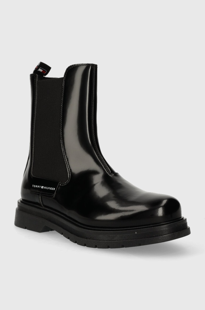 Dětské holínky Tommy Hilfiger T4A5.33028 černá AW23