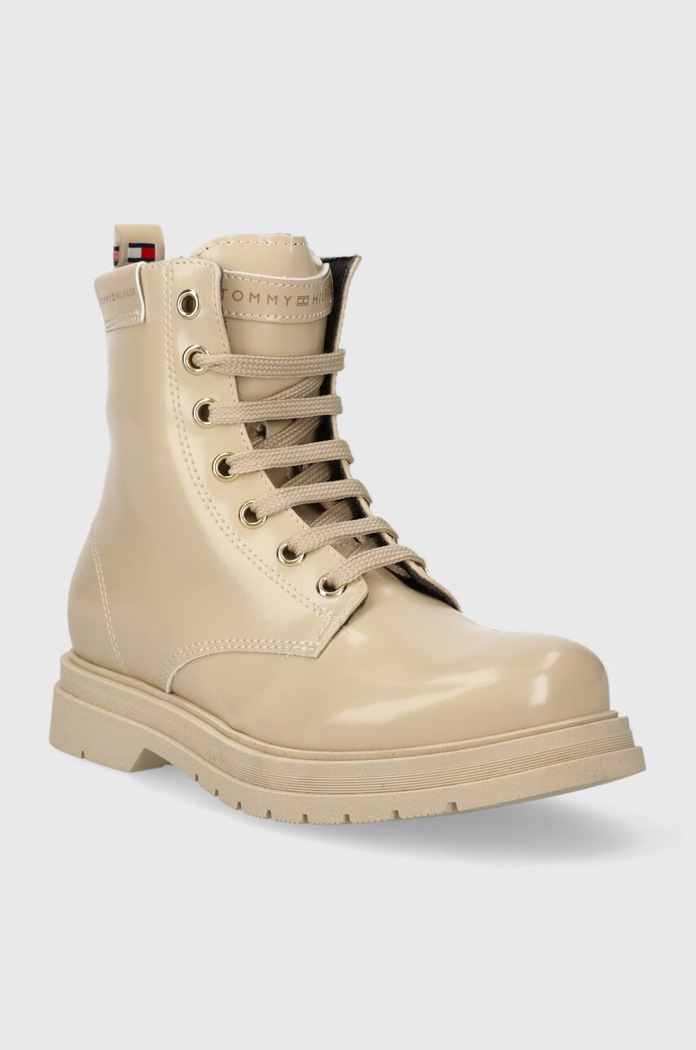 Dětské boty Tommy Hilfiger T4A5.33030.30.34 béžová AW23