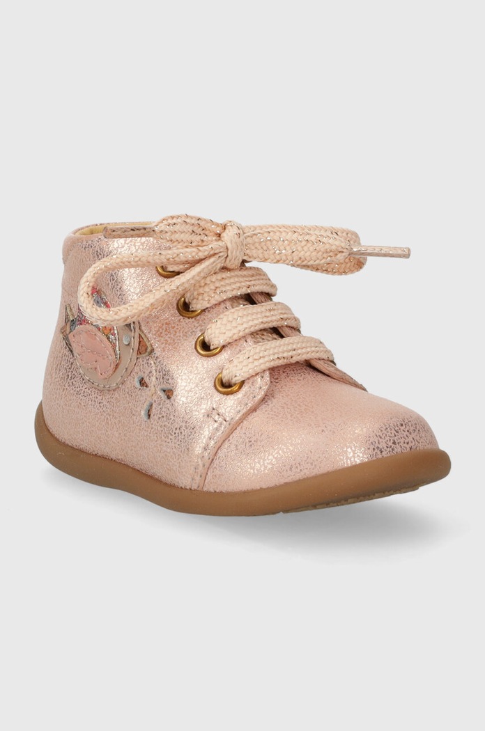 Dječje kožne gležnjače Pom D'api P1ABDL0402.19.23 roza AW23