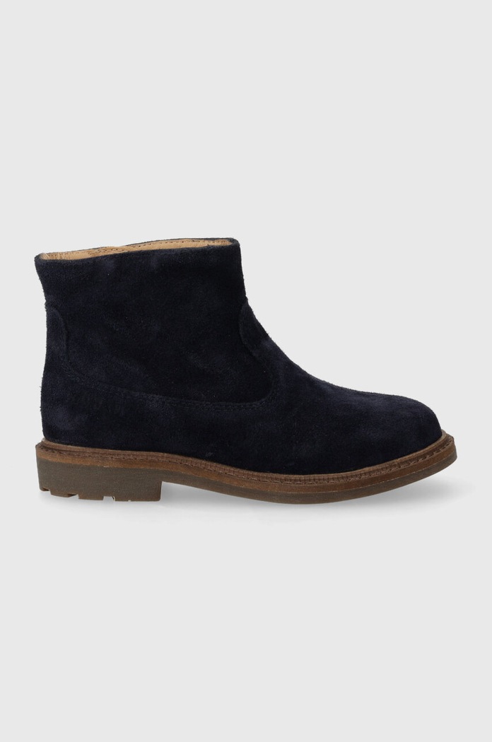 Pom D'api cizme din piele intoarsa pentru copii SISTER BOOTS neizolat bleumarin P1EFDZ0401.24.27