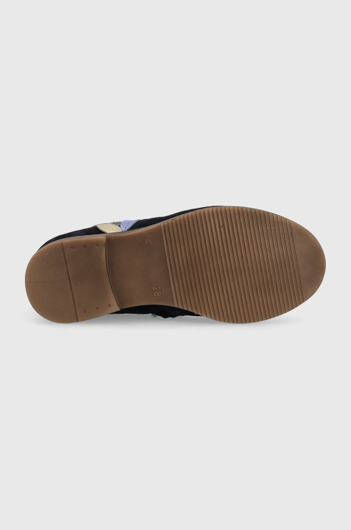 Otroški gležnarji iz semiša Pom D'api CITY TENDER P1INDZ0402.28.30 mornarsko modra