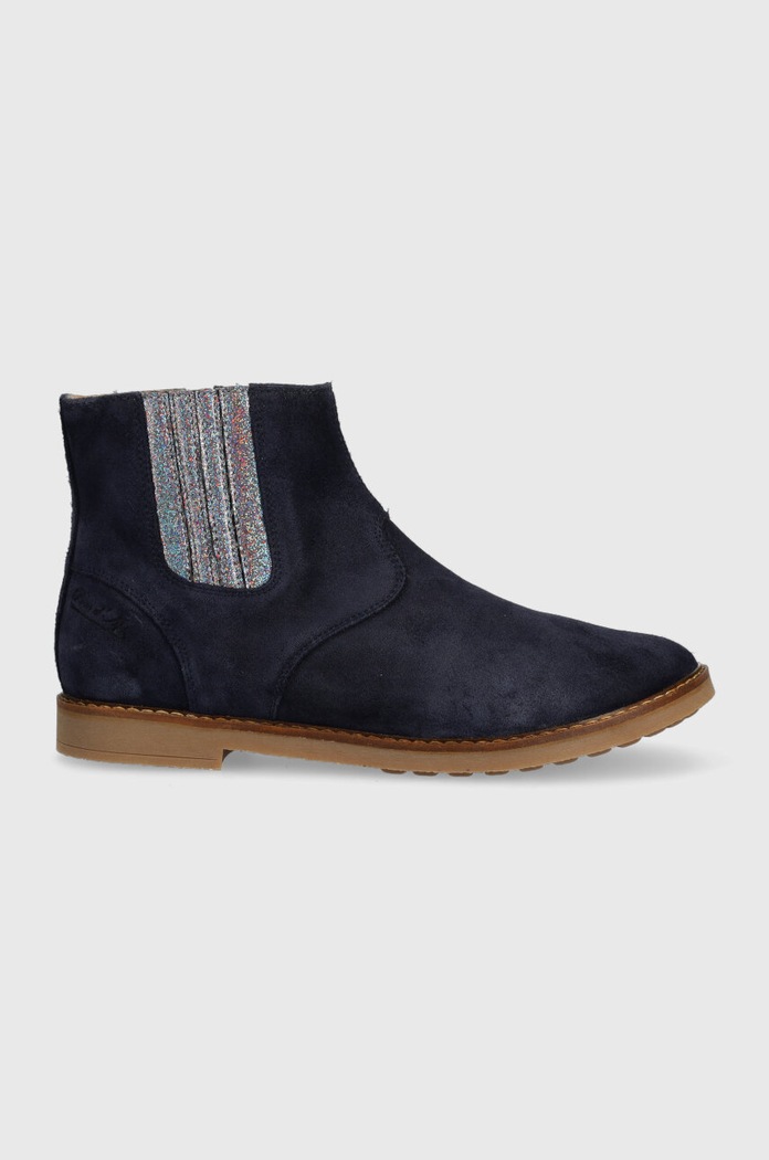 Pom D'api cizme chelsea din piele intoarsa TRIP JODZIP neizolat bleumarin P1JFDZ0405.35.38