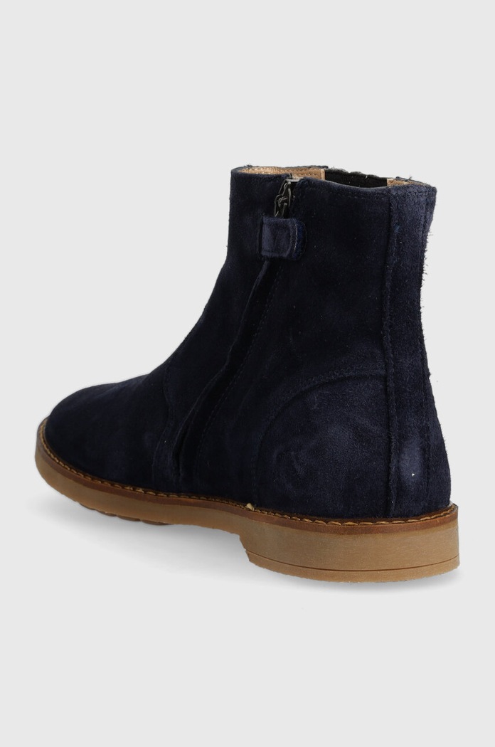 Fete Pom D'api cizme chelsea din piele intoarsa TRIP JODZIP P1JFDZ0405.35.38 bleumarin