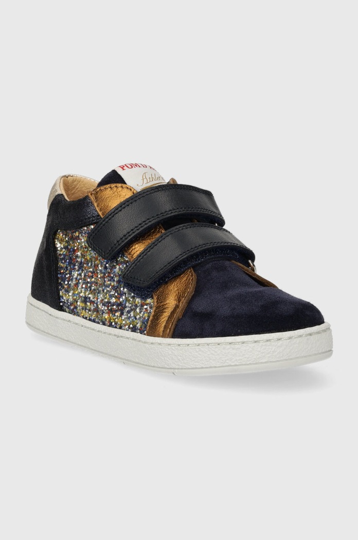 Pom D'api teniși din piele copii P1PAAV0401.24.27 bleumarin AW23