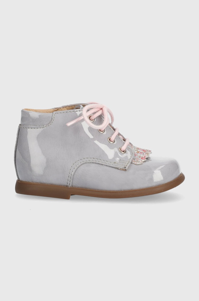 Pom D'api incaltaminte din piele pentru copii NIOUPI NEW MEX Produs pentru bebe violet P1ZCEV0402