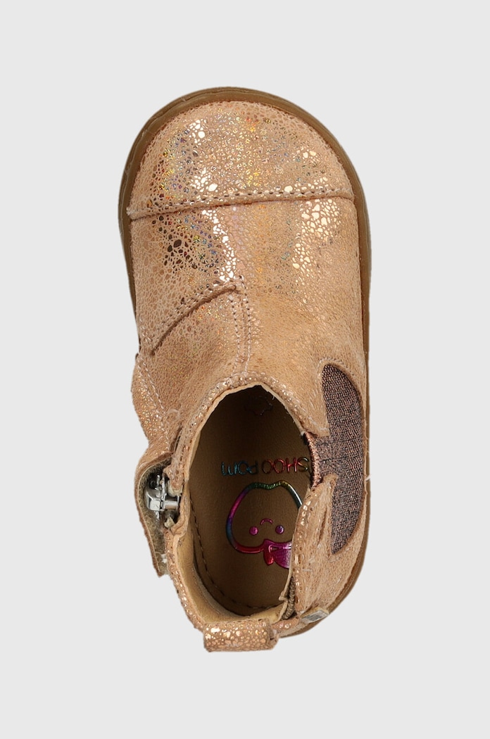 Shoo Pom cizme chelsea din piele intoarsa bej P4ACBB0403.20.25