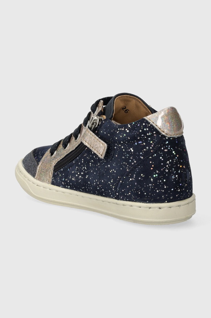 Κοριτσίστικα Παιδικά δερμάτινα sneakers Shoo Pom P4BGDS0406 σκούρο μπλε